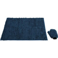 Produktbild von Zolux Hundematte mit Mikrofasertuch Blau aus Polyester