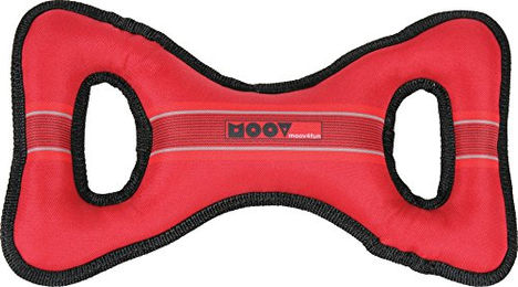 Produktbild von Zolux Hundespielzeug Hantel aus Plüsch in Rot Medium