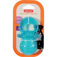 Produktbild von Zolux Hundespielzeug Pop Kauspielzeug aus TPR in Blau oder Türkis Größe L - 1 Stk.