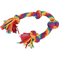 Produktbild von Zolux Hundespielzeug Seil Rainbow Bunt mit 4 Knoten