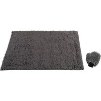 Produktbild von Zolux Hundeteppich mit Mikrofasertuch aus Polyester in Blau und Grau