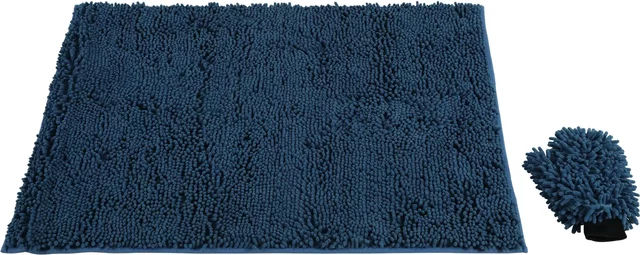 Produktbild von Zolux Hundeteppich mit Mikrofasertuch in Blau aus Polyester