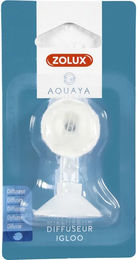 Produktbild von Zolux Igloo Regulierbarer Luftverteiler für Aquarien mit Saugnapf und Schaumstoff in Weiß
