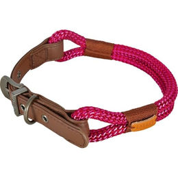 Zolux IMAO Hundehalsband Hyde Park aus Kunstleder in Fuchsia 40 cm - 40 cm – Bild 1 von 3
