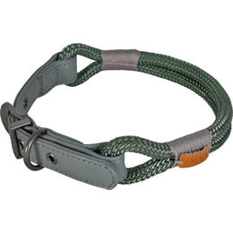 Zolux IMAO Hundehalsband Hyde Park aus Kunstleder in Khaki 6 mm x 40 cm – Bild 1 von 3
