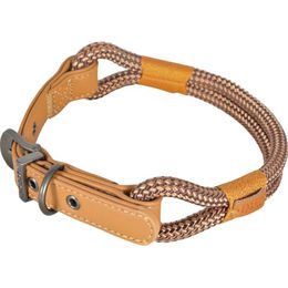 Zolux IMAO Hyde Park Hundehalsband aus Kunstleder in Braun 11 mm x 60 cm – Bild 1 von 4