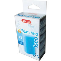 Produktbild von Zolux Iseo Aquarium Filtermedien Mittelporöse Schaumstoffpatrone Blau