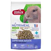 Produktbild von Zolux Kaninchen Hauptfutter Granulat für erwachsene Zwergkaninchen 850 g