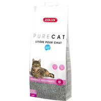 Produktbild von Zolux Katzen-Mineralstreu nicht klumpend mit Blumenduft für alle Altersstufen - 20 l