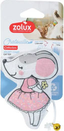 Produktbild von Zolux Katzen Spielzeug Maus Tutu mit Glöckchen aus Stoff in Rosa