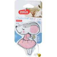 Produktbild von Zolux Katzen Spielzeug Maus Tutu mit Glöckchen aus Stoff in Rosa