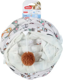 Produktbild von Zolux Katzen-Spielzeug Tunnel aus Stoff in Bunt