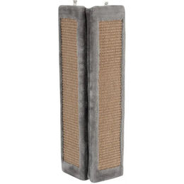 Zolux Katzenkratzbrett aus Holz und Sisal zur Wandmontage 58 cm Grau – Bild 1 von 2