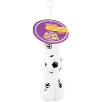 Produktbild von Zolux Kauspielzeug Beißring aus Silikon in Knochenform für Hunde Weiß 15 cm