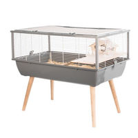 Produktbild von Zolux Kleintierkäfig Neo Nigha Grau L 77,5 x T 47,5 x H 64,5 cm