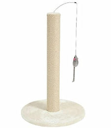 Produktbild von Zolux Kratzsäule für Katzen aus Naturmaterial in Beige 48 cm