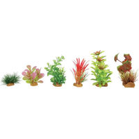 Produktbild von Zolux Kunstpflanze Decor Plant Boit Mix Modell 1 für Aquarien 6er Pack