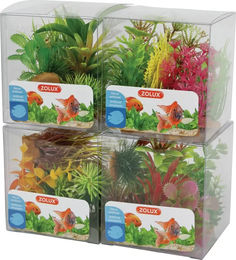 Produktbild von Zolux Kunstpflanze Decor Plant Boit Mix Modell 3 für Aquarien 6er Pack