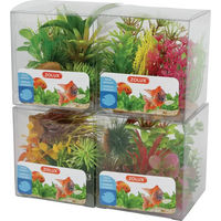 Produktbild von Zolux Kunstpflanze Decor Plant Boit Mix Modell 3 für Aquarien 6er Pack