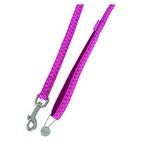 Produktbild von Zolux Mac Leather Hundeleine aus Kunstleder 120 cm in Fuchsia