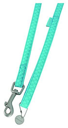 Produktbild von Zolux Mac Leather Hundeleine aus Kunstleder in Türkis oder Orange 120 cm - 1,2 m