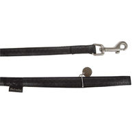 Produktbild von Zolux Mac Leather Hundeleine aus Leder Schwarz 20 mm 1,2 m - 1,2 m