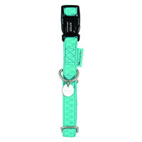 Produktbild von Zolux MAC Leder Halsband verstellbar 25 mm Türkis
