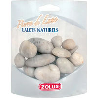 Produktbild von Zolux Mondstein-Naturkiesel für Fische in Weiß und Grau