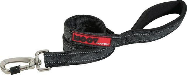 Produktbild von Zolux Moov Hundeleine aus Nylon in Schwarz 120 cm lang und 25 mm breit waterproof - 1,2 m