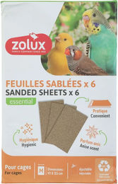 Produktbild von Zolux Mürbeteigblatt für Vögel Braun 6er Pack