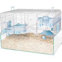 Produktbild von Zolux Nagergehege Panas Käfig aus Metall und Kunststoff für Hamster und Mäuse 60 x 40 x 3 cm