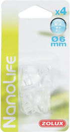 Produktbild von Zolux NANOLIFE Saugnäpfe für Aquarium Luftschläuche 4er Pack Transparent