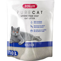Produktbild von Zolux Nature Purecat Silikatstreu für Katzen 10 Liter - 10 l