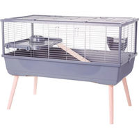 Produktbild von Zolux Neolife 100 CAV Meerschweinchenkäfig mit Katzentoilette Grau aus Kunststoff