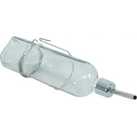 Produktbild von Zolux Neolife Glas-Trinkflasche für Kaninchen 350 ml Transparent Grün - 350 ml