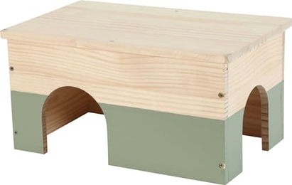 Zolux Neolife Holzhaus für Kaninchen aus FSC-Holz in Grün – Bild 1 von 2