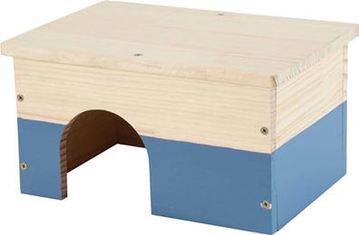 Zolux Neolife Holzhaus für Meerschweinchen aus FSC-Holz in Blau – Bild 1 von 2
