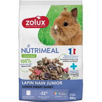 Produktbild von Zolux Nutrimeal Kaninchenfutter Junior für Zwergkaninchen ohne tierisches Protein 850 g - 850 g