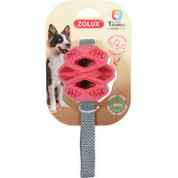 Produktbild von Zolux Outdoor-Ball Terra aus TPR in Rot und Grau - 1 Stk.