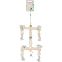 Produktbild von Zolux Paco Intelligenzspielzeug aus Holz für Papageien und große Sittiche 3er Pack