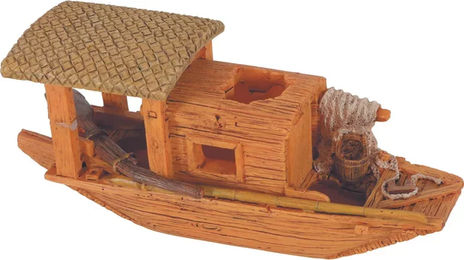 Produktbild von Zolux Pagode Asien Dekofigur und Höhle für Süßwasser-Aquarium in Braun
