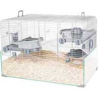 Produktbild von Zolux Panas Hamsterkäfig für Nager aus Glas in Grau