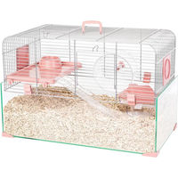 Produktbild von Zolux Panas Hamsterkäfig für Nagetiere Rosa aus Glas