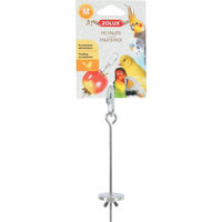 Produktbild von Zolux Pickholz Obstpick aus Metall zum Aufhängen für Vögel in Silber