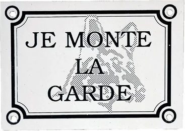 Produktbild von Zolux Plaque Ich halte Wache