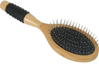 Zolux Pneumatische Hundebürste aus Bambus für Langhaarige Hunde in Natur/Beige – Bild 1 von 4