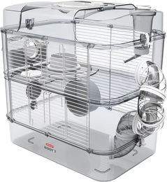 Zolux Rody 3 Duo Kleintierkäfig für Hamster, Mäuse und Rennmäuse aus Kunststoff, 41 x 27 x 40,5 cm – Bild 1 von 4