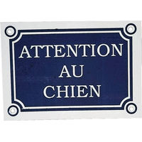 Produktbild von Zolux Schild Achtung vor dem Hund