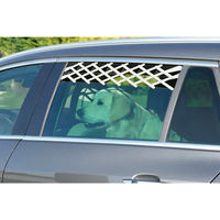 Produktbild von Zolux Sicherheitsgitter für Hund Autofenster aus Metall in Schwarz oder Beige