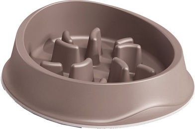 Zolux Slow Feeder Anti-Schling-Napf aus Kunststoff in Braun oder Beige - 0,5 l – Bild 1 von 2